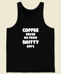 Coffee Save Me 80s Tank Top