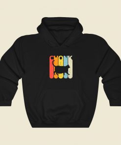 Color My Chonk Funny Hoodie Style