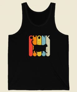 Color My Chonk Funny 80s Tank Top