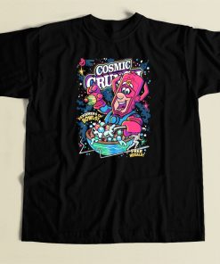 Cosmic Crunch Cereal 80s T Shirt Style