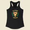 Crust No One Graphic 80s Racerback Tank Top