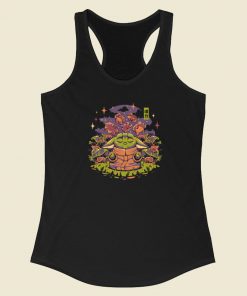 Cute Geek Nerd 80s Racerback Tank Top