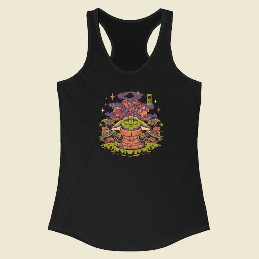 Cute Geek Nerd 80s Racerback Tank Top