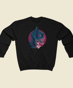 Dead Bat Head Graphic 80s Sweatshirts Style