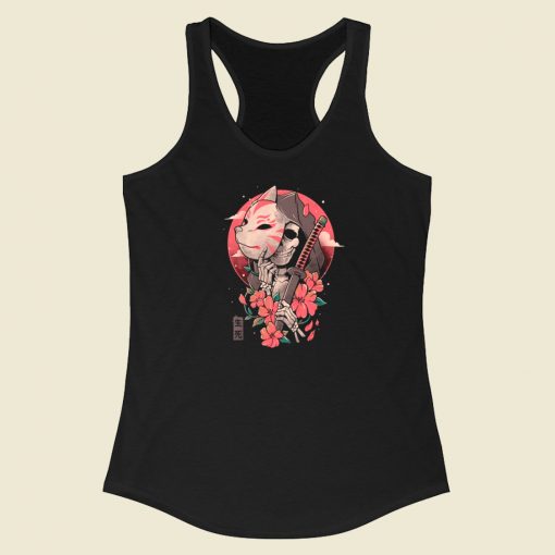 Death Messenger Skull Anime Racerback Tank Top