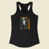 Demon Cyborg In Frame 80s Racerback Tank Top