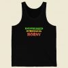 Deppressed Stressed Horny Parody 80s Tank Top