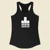 Detroit Renaissance Parody 80s Racerback Tank Top