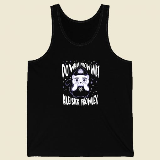 Do What Miaow Wilt Funny 80s Tank Top