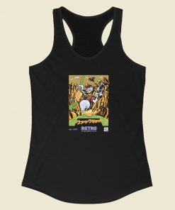 Duck Shot Adventure 80s Racerback Tank Top