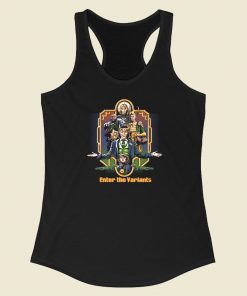 Enter The Variants Graphic 80s Racerback Tank Top