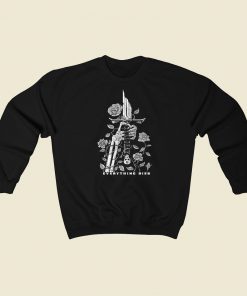 Everything Dies Graphic 80s Sweatshirts Style