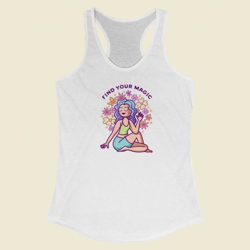 Find Your Magic 80s Racerback Tank Top