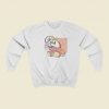 Fire Crocodile Funny 80s Sweatshirts Style