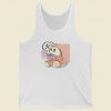 Fire Crocodile Funny 80s Tank Top