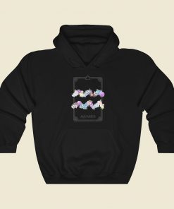 Floral Zodiac Sign Aquarius Hoodie Style