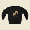 Floral Zodiac Sign Sagittarius 80s Sweatshirts Style