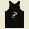 Floral Zodiac Sign Sagittarius 80s Tank Top