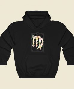 Floral Zodiac Sign Virgo Hoodie Style