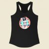 Girls Are Demon Graphic 80s Racerback Tank Top