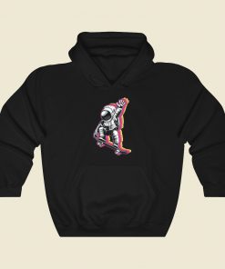 Glitch Skater Astronaut Hoodie Style