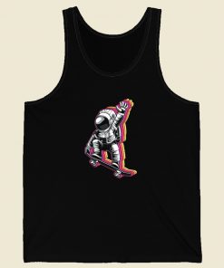 Glitch Skater Astronaut 80s Tank Top