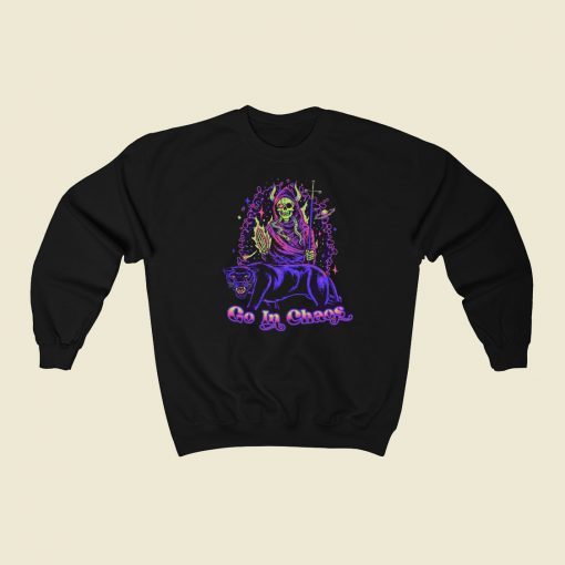 Go In Chaos With Satan 80s Sweatshirts Style