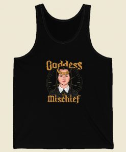 Goddess Of Mischief Graphic 80s Tank Top