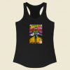 Great Saiyaman Comics 80s Racerback Tank Top