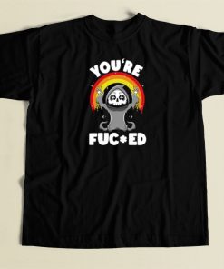 Happy Reaper Fuced Funny 80s T Shirt Style