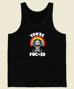 Happy Reaper Fuced Funny 80s Tank Top