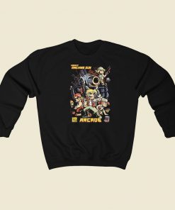 Heavy Machine Gun 80s Sweatshirts Style