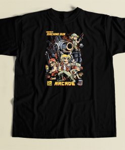 Heavy Machine Gun 80s T Shirt Style