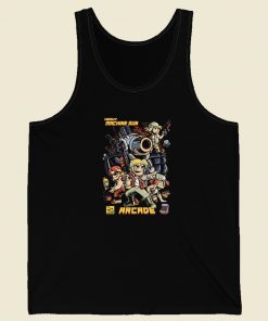 Heavy Machine Gun 80s Tank Top