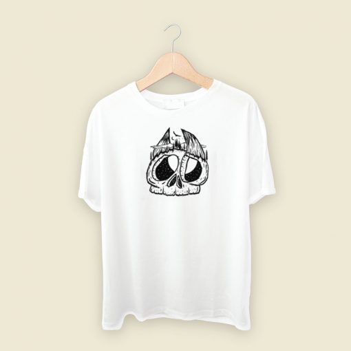 Horns Skull Psycho 80s T Shirt Style