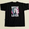 Horse Lover Girl Horseback 80s T Shirt Style