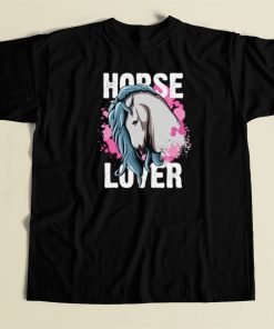 Horse Lover Girl Horseback 80s T Shirt Style