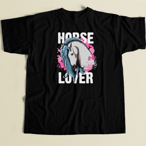 Horse Lover Girl Horseback 80s T Shirt Style