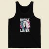 Horse Lover Girl Horseback 80s Tank Top