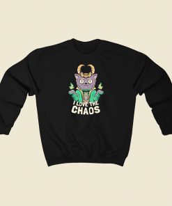 I Love The Chaos 80s Sweatshirts Style