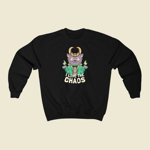 I Love The Chaos 80s Sweatshirts Style