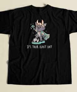 Its Your Lucky Day 80s T Shirt Style