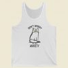 Just Cat With Anixiety 80s Tank Top