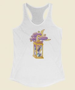 Lantern Dreams Graphic 80s Racerback Tank Top