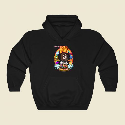 Funny Lucky Brews Cereal Hoodie Style