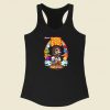 Funny Lucky Brews Cereal 80s Racerback Tank Top