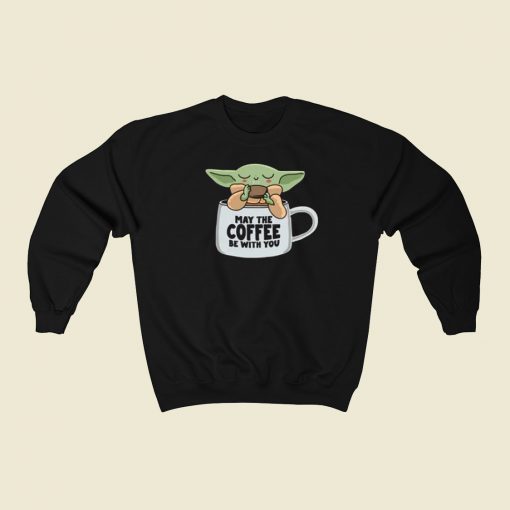 May The Coffee Be With You 80s T Shirt Style