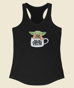 May The Coffee Be With You 80s T Shirt Style