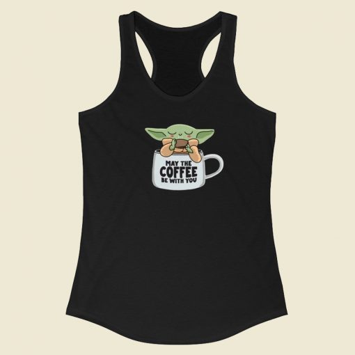 May The Coffee Be With You 80s T Shirt Style