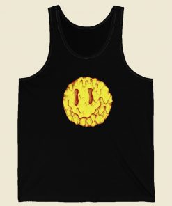 Melty Smiley Face 80s Tank Top